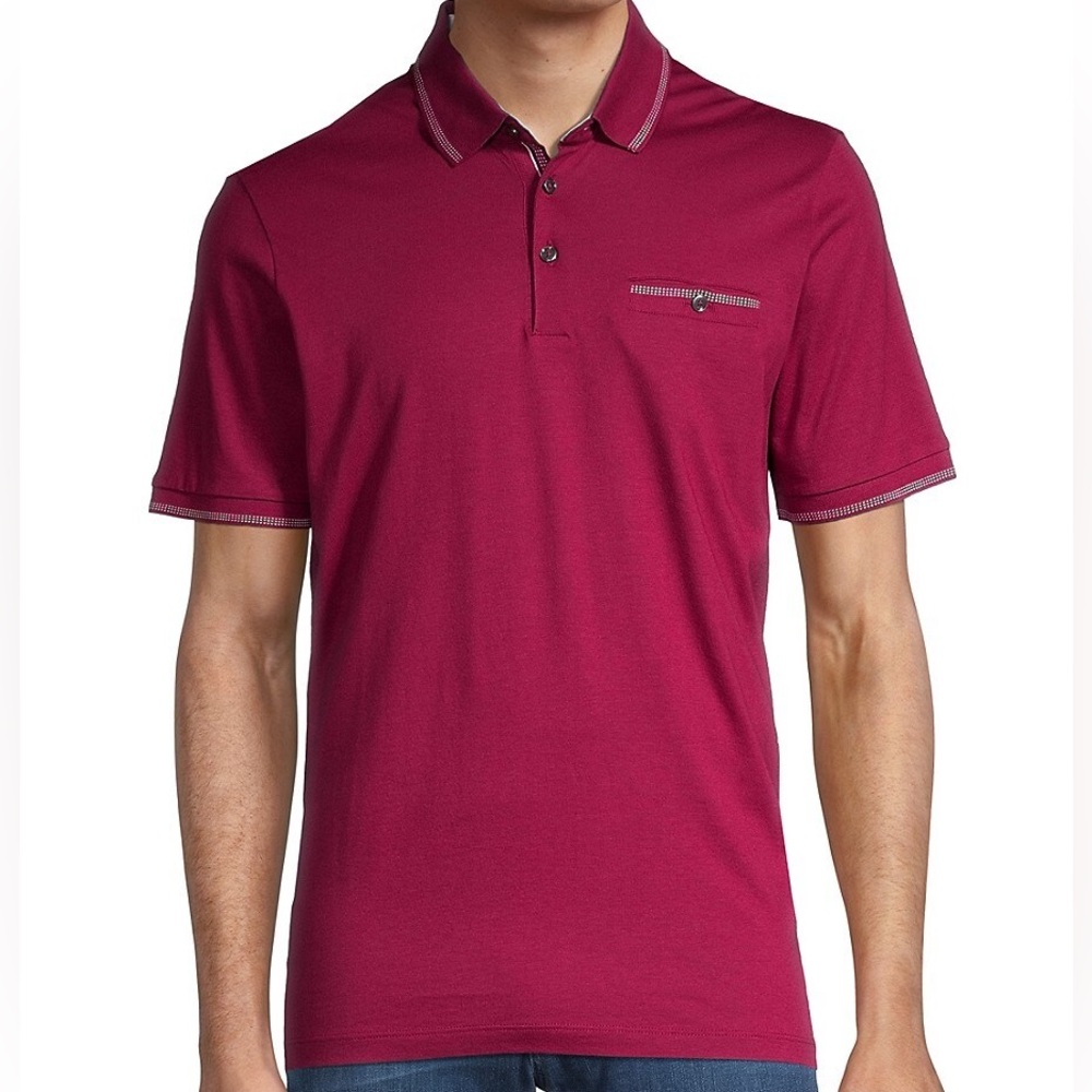 Ted Baker London Men’s Tortilla Tipped Polo – Size 4 (Large)